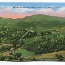 Mount Mitchell from Burnsville North Carolina Postcard