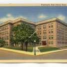 Washington High School Sioux Falls South Dakota Postcard