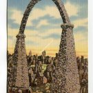 Archway in Petrified Wood Park Lemmon South Dakota Postcard