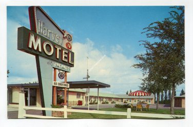 Harvey Motel 2400 E 10th Street Sioux Falls South Dakota Postcard
