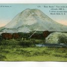 Bear Butte Two miles distant altitude 4085ft 3 miles around base Black Hills South Dakota Postcard