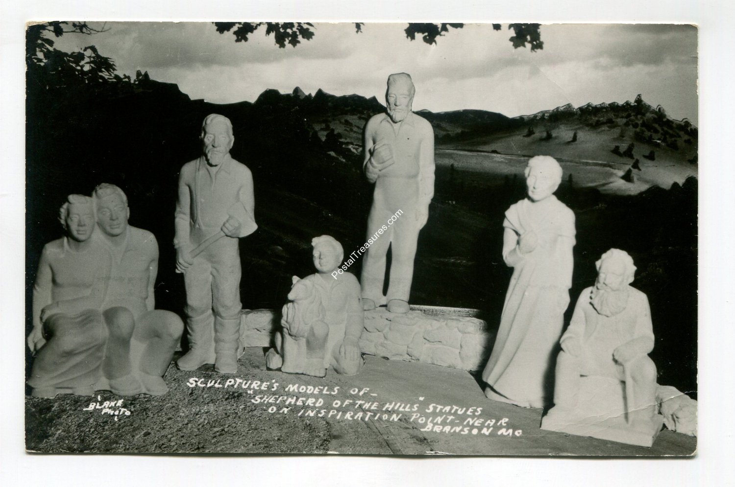Sculptures Models of Shepherd of the Hills Statues near Branson
