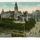 Town Hall Southport Postcard