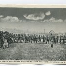 Lecturing to the Soldiers on the Drill Ground Camp Wadsworth Spartanburg South Carolina Postcard