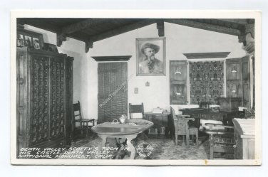 Death Valley Scottys Room in his Castle Death Valley National Monument California Postcard