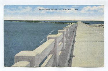 Bahia Honda Bridge Key West Florida Postcard