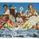 Costumes and beautiful senoritas add to the colorful Fiesta of Mexico and US Postcard