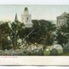 Burial Hill Plymouth Massachusetts Postcard