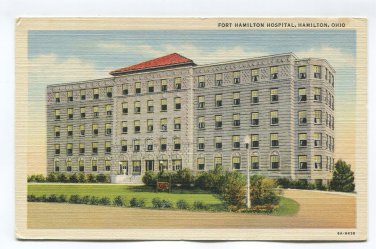 Fort Hamilton Hospital Hamilton Ohio Postcard