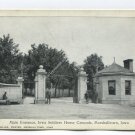 Main Entrance Iowa Soldiers Home Grounds Marshalltown Iowa Postcard