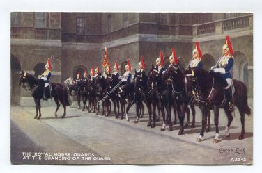 Royal Horse Guards at the Changing of the Guard Postcard
