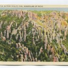 Totem Section Ryolite Park Wonderland of Rocks Postcard