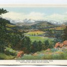 Estes Park Rocky Mountain National Park reached via Union Pacific System Postcard