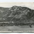 Cheyenne Mt showing Zig Zag Course of Broadmoor-Cheyenne Hwy Colorado Postcard