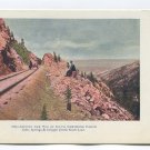 Around the Top of Cheyenne Canon Colorado Springs and Cripple Creek Short Line Postcard