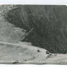 Towering Cliffs of Bottomless Pit on Pikes Peak Auto Highway Colorado Postcard