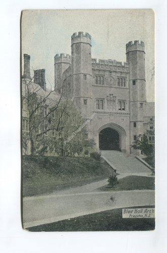 Blair Hall Arch Princeton New Jersey Postcard