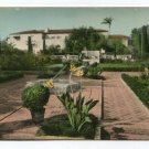 Gardens E P Gavit Residence Montecito California Postcard
