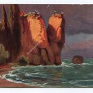 Cliff view at waters edge Postcard