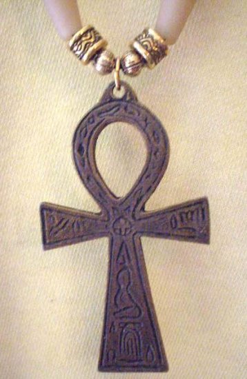 #NM100 - Brass Ankh Necklace for Men