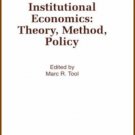 Institutional Economics (1993)