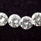 natural loose white diamond 1mmsize--4pcslot