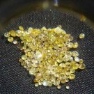 NAT-CANARYYELLOWDIAMOND-1.7MM-1CTW-55PCSLOT,UNTREATED