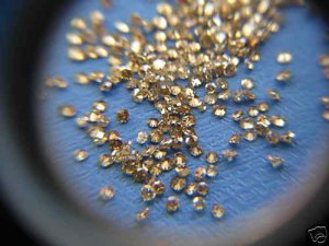 NAT- BROWN DIAMOND 1MM SIZE 25PCSLOT-NORESERVE