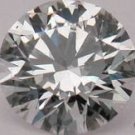 NATURAL WHITE DIAMOND,4.7MM,GH-SI,LOWRATE-1PCS,0.38CTW