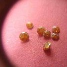 NAT-RARESTFANCY,COGNACREDDIAMOND,1.20CTW,4PCSLOT,4MMSIZ