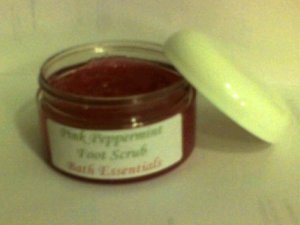 Pink Peppermint Foot Scrub 4 Oz.