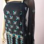PAKAPPAREL : Pure PK Crinkle Chiffon Salwar Shalwar Kameez- C10-140-1 E&E