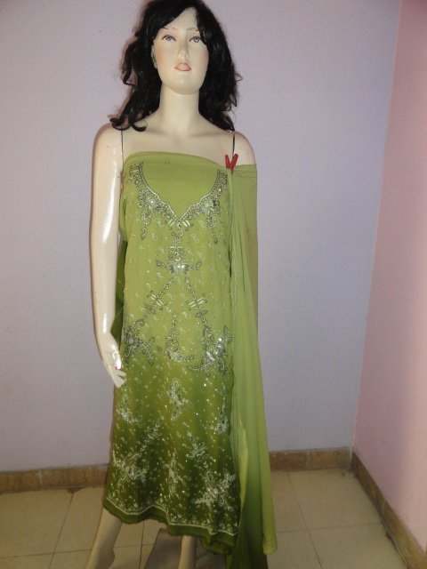 PAKAPPAREL : Hand Made Unstitched Salwar Shalwar Kameez C10-89-5