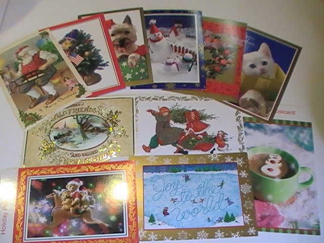 American Greetings Assorted Holiday Christmas PostCards