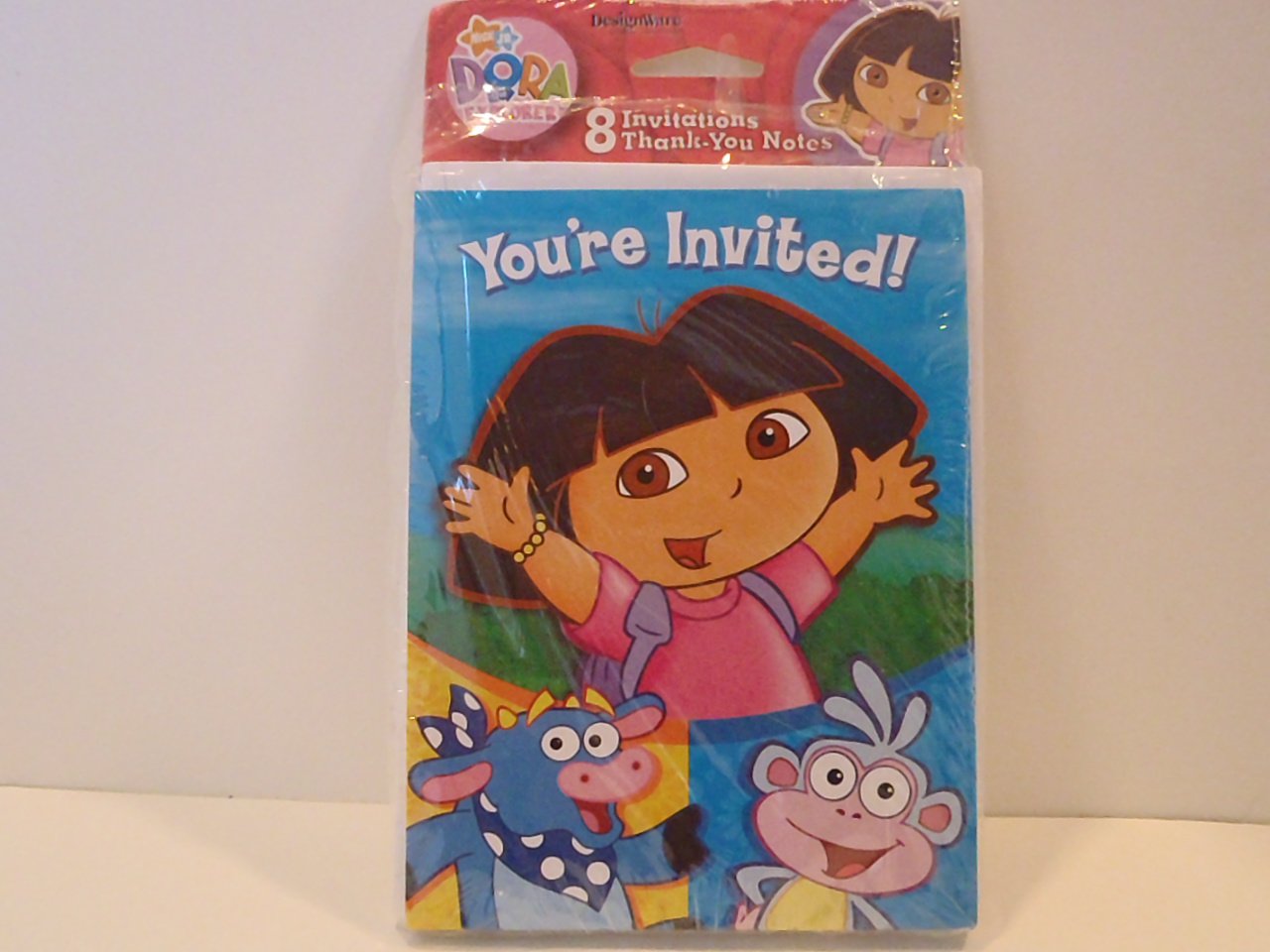 American Greetings Dora Explorer Birthday Invtation Cards