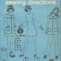 Simplicity 9834 Mini-Dress, Smock & Pants - Sewing Pattern Miss Size 12 Bust 34" Classic 70s