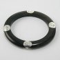 Sterling silver and black wood bracelet  66-796-167