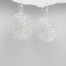 Sterling silver fun spiral earrings  925e- 54-706-5650
