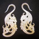 MOP FANTASY shell organic gauges ear earring plugs 8g 6g 4g 2g 0g 00g