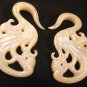 MOP FANTASY shell organic gauges ear earring plugs 8g 6g 4g 2g 0g 00g