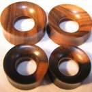 TGR EBONY wood gauge ear tunnel spacer plug earlet 2g +