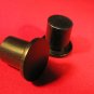 Ebony wood single flare gauges ear flesh plugs 4g 2g 0g 00g