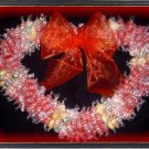 Pepperment Heart Wreath