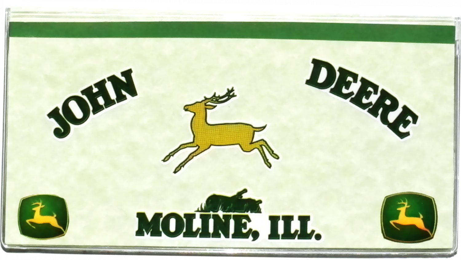 tractor John Deere Checkbook Cover w/ Transaction Register cr306