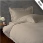 800TC SOLID FULL/QUEEN 3PC BEIGE DUVET/DOONA/QUILT COVER SET 100% EGYPTIAN COTTON