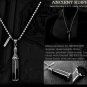 MEN Unisex Tibetan Silver Agate Pendant Necklace SALE