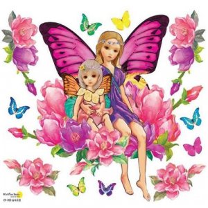 Butterfly Princess Wall Stickers  CP033