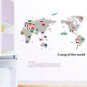 World Map Wall Stickers  PS-58168