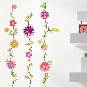 Flower pattern Wall Stickers PS-58072