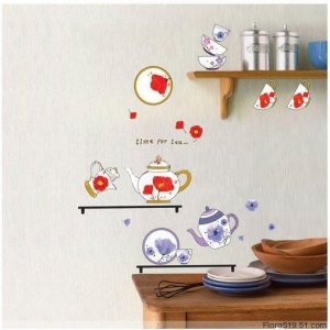 Love in the kitchen Wall Stickers KRS-0101